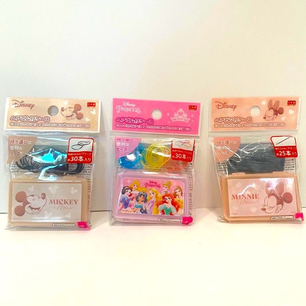 NWT Daiso Hair Pin & Hair Tie Case
